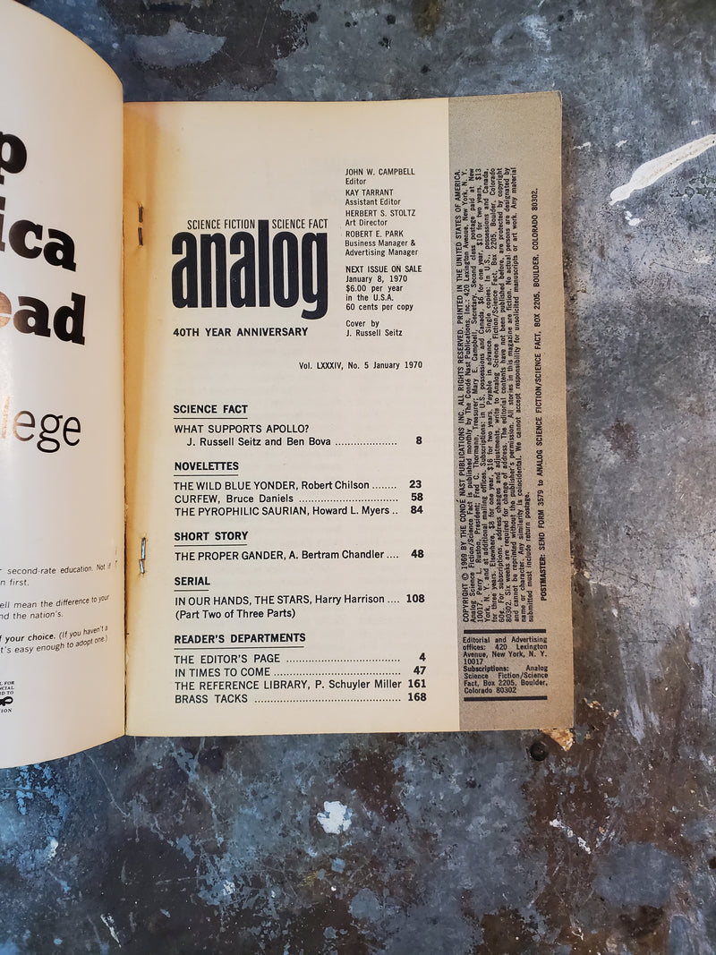 Analog - January 1970