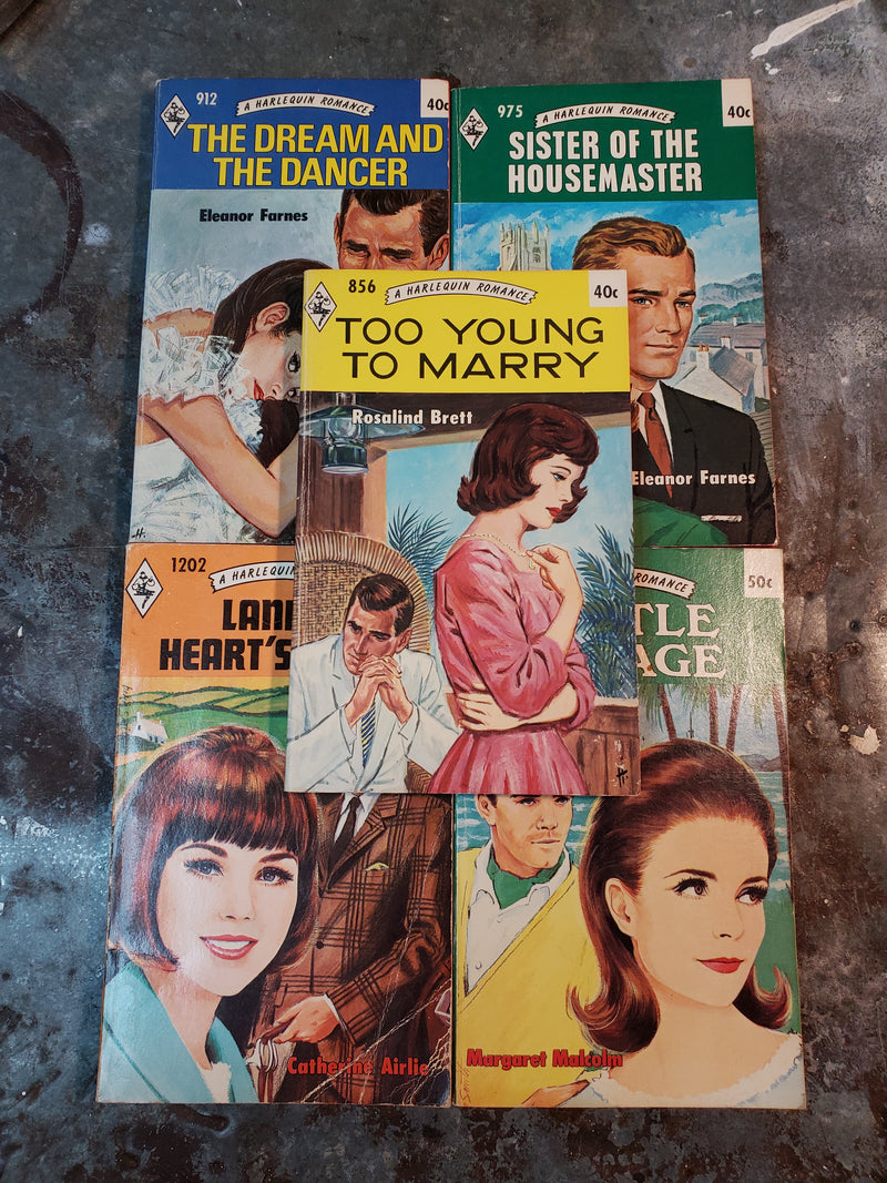 Vintage Harlequin Romance Novels - Harlequin Romance