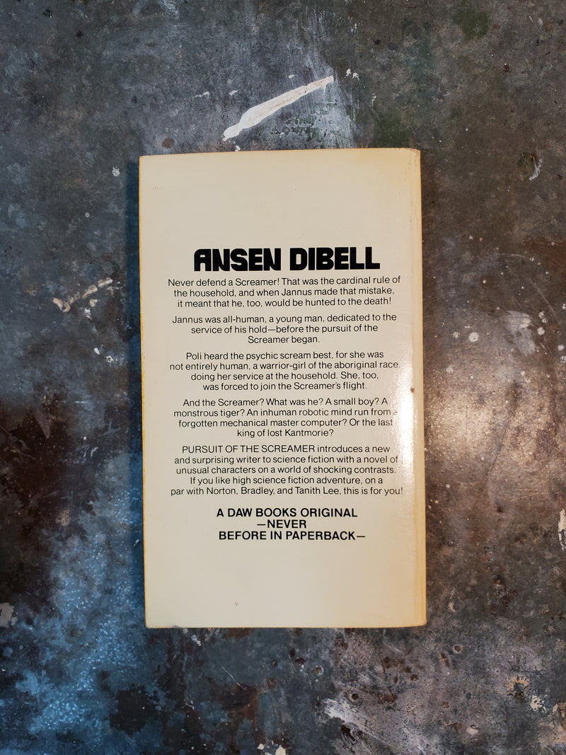 Pursuit Of The Screamer - Ansen Dibell