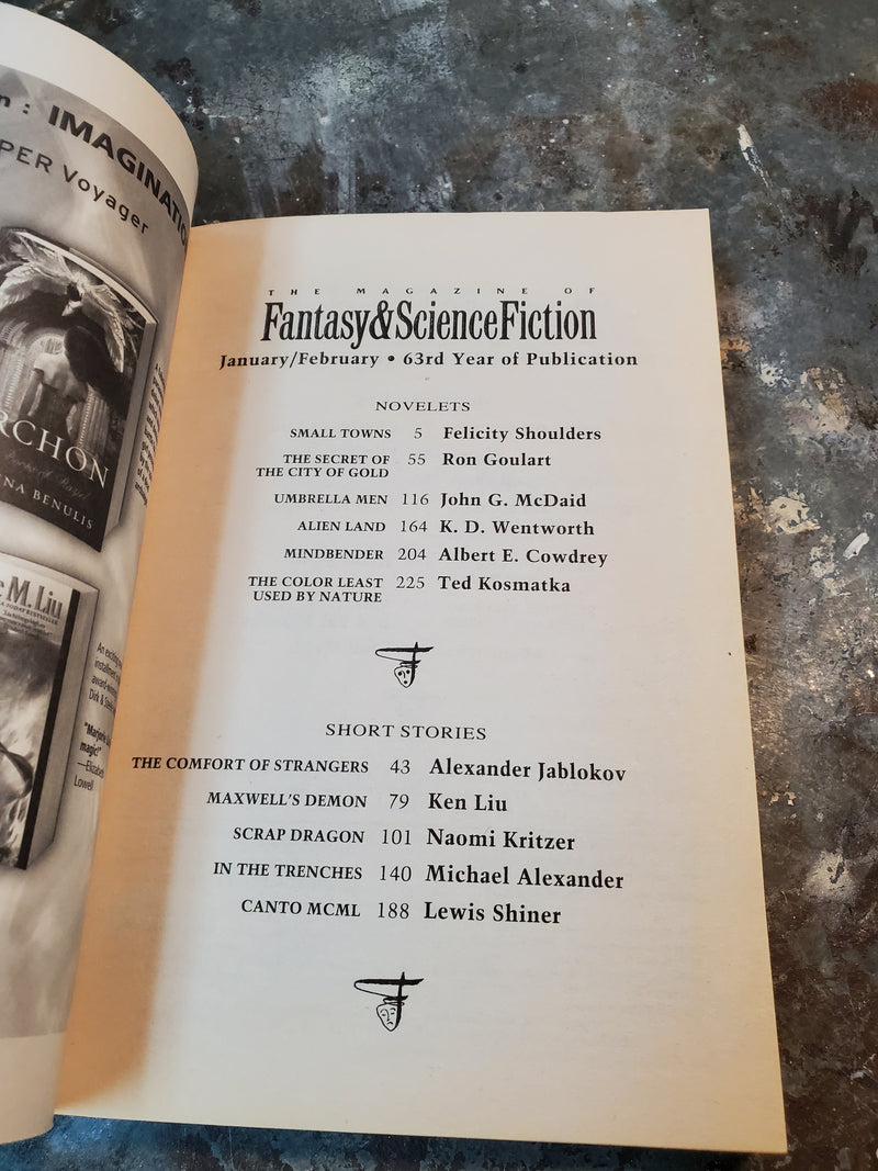 Fantasy & Science Fiction Jan/Feb 2012 - Ron Goulart