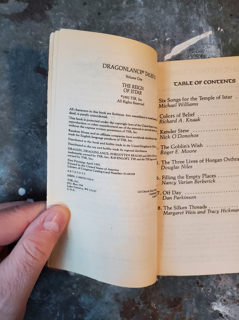 DragonLance Tales II Trilogy Volume One: The Reign Of Istar - Margaret Weis & Tracy Hickman, Michael Williams and Richard A. Knaak