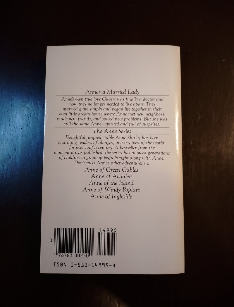 Anne's House Of Dreams - Lucy Maud Montgomery