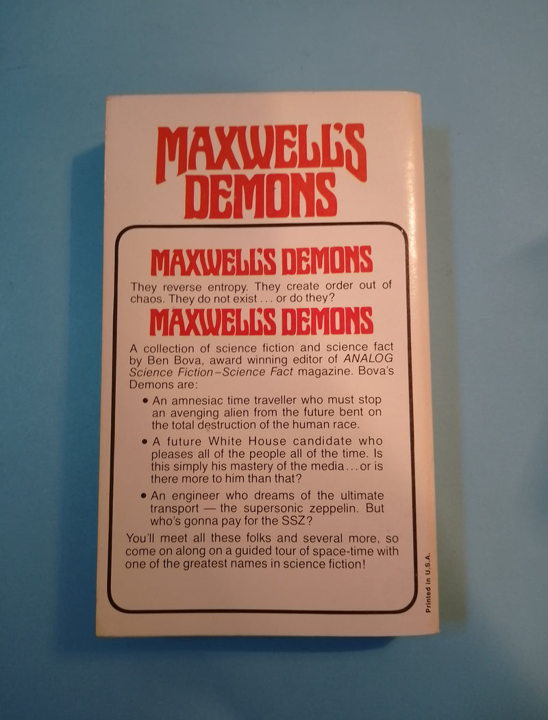 Maxwell's Demons: An Analog Book - Ben Bova (editor)