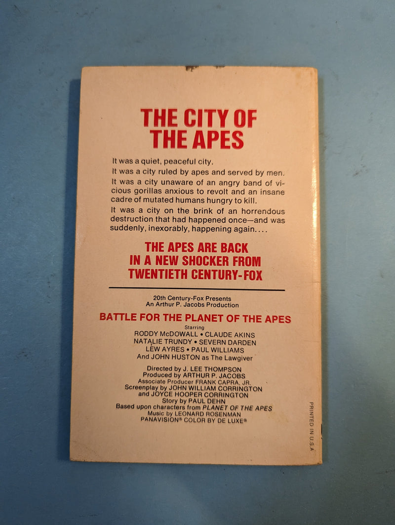 Battle For The Planet Of The Apes - David Gerrold